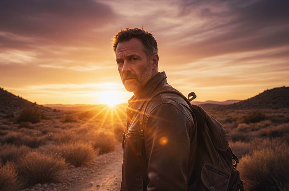 Negative fill using black foam board to increase contrast on face.