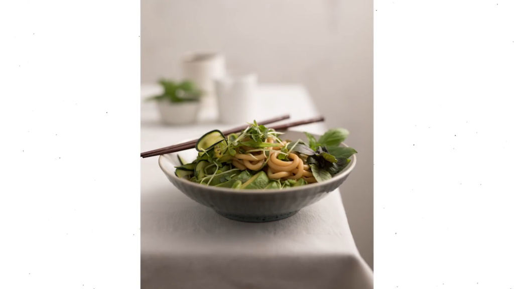 Professional food photography result: a delicious dish captured using only natural light.